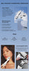 Promotional graphic for a derma roller with the headline “Roll Your Way to Smoother, Firmer Skin.” Left section explains it uses micro-needles to trigger healing, boost collagen, and improve skincare absorption. Benefits: firmer skin, reduced scars, smoother texture, and healthier complexion. Center shows the roller with 3 heads, a micro-needle close-up, and 3 steps: Prep (cleanse/disinfect), Treat (roll problem areas), Nourish (apply serum). Right shows interchangeable heads for custom treatment.